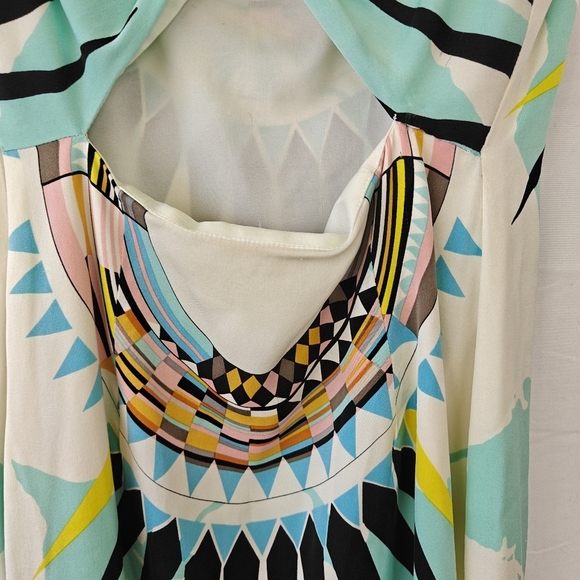 Mara Hoffman Retrospective Geometric Cut Out Mini Dress Size 6 Women's - Picture 8 of 16